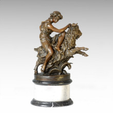 Mythology Statue Dionysus/Bacchus Bronze Sculpture TPE-098